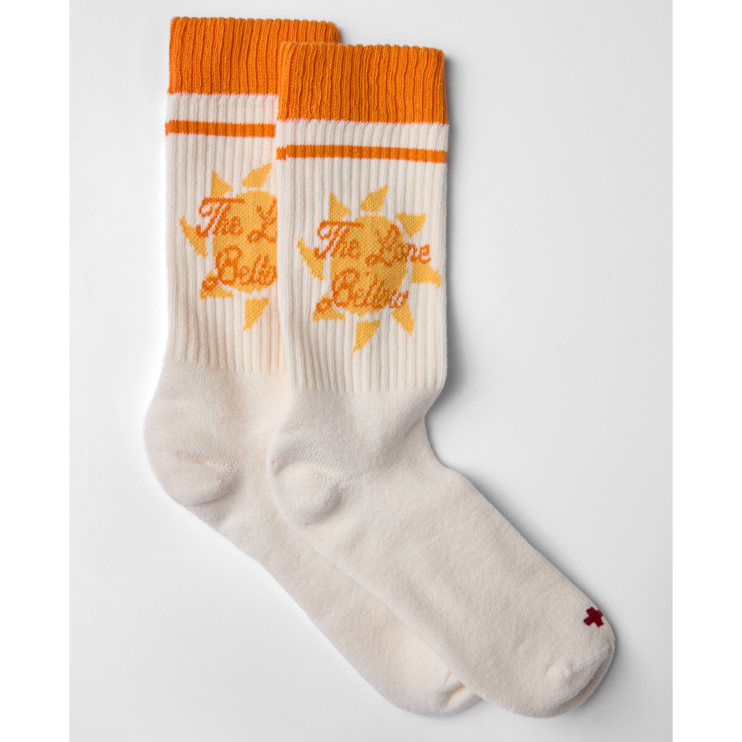 The Lone Bellow x Imogene & Willie Orange Sun Socks